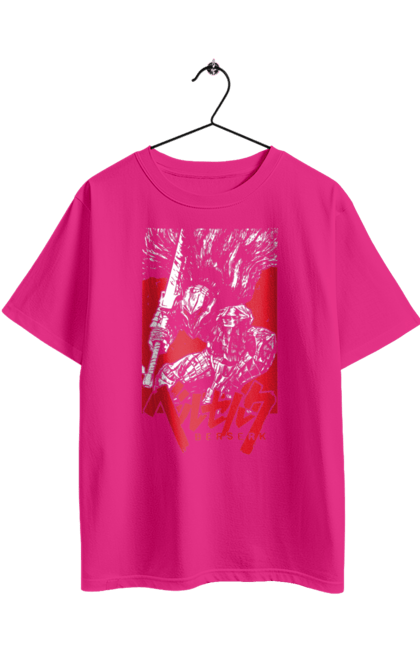 Oversized t-shirt with prints Berserk. Anime, berserk, griffith, guts, kentaro miura, manga. 2070702