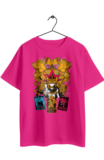 Футболка оверсайз з принтом "Yu Gi Oh! Ямі Югі". Atem, pharaoh atem, yu gi oh, yu-gi-oh, аніме, безіменний фараон, манга, югіо, ями, ямі югі. 2070702