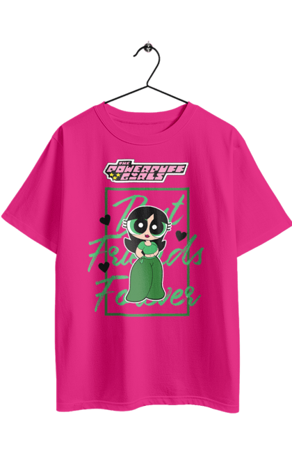 Футболка оверсайз з принтом "Круті дівчата Пелюсточка". Buttercup, cartoon network, powerpuff girls, круті дівчата, мультсеріал, пелюсточка, суперкрихітки. 2070702