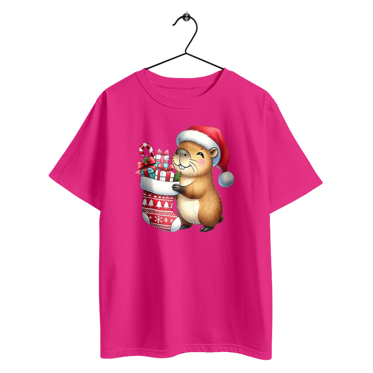 Різдвяна капібара з подарунком