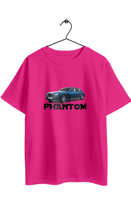 Футболка оверсайз з принтом "Ролс ройс". Авто, автомобіль, люкс клас, ролс ройс, седан, фантом. 2070702