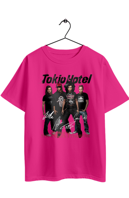 Футболка оверсайз з принтом "Tokio Hotel". Tokio hotel, альтернативний рок, група, електронік рок, музика, пауер піп, піп, поп рок, рок. 2070702