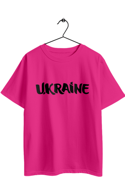 Футболка оверсайз з принтом "Україна". Вітчизна, країна, україна. 2070702