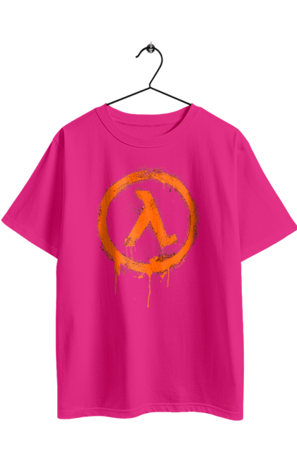 Футболка оверсайз з принтом "Half Life". Half life, playstation, sega, sierra studios, геймер, гра, етап, комп`ютерна гра, мережева гра, місія, пройшов, рубилово, сюжет. 2070702