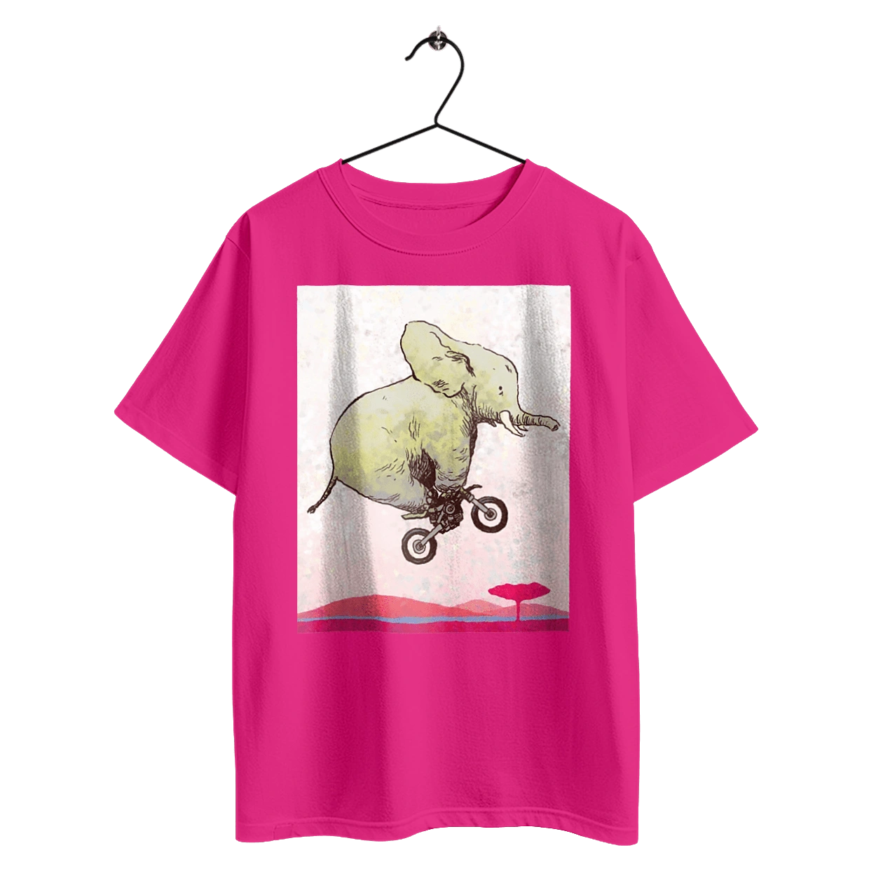 Elephant On A Motorcycle