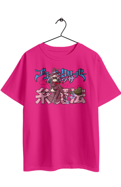 Футболка оверсайз з принтом "Black Clover Ванесса Енотека". Anime, black clover, manga, vanessa enoteca, аніме, ванесса енотека, манга, чорна конюшина. 2070702