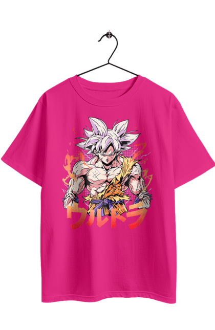 Футболка оверсайз з принтом "Перли дракона Сон Гоку". Dragon ball, manga, son goku, аніме, гоку, манга, перли дракона, сон гоку. 2070702