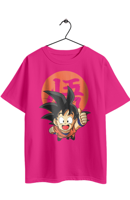 Футболка оверсайз з принтом "Перли дракона Сон Гоку". Dragon ball, manga, son goku, аніме, гоку, манга, перли дракона, сон гоку. 2070702