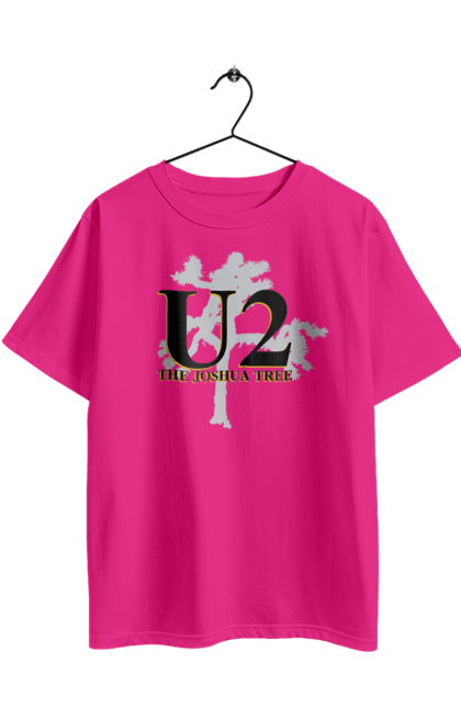 Футболка оверсайз з принтом "Група U2". Альтернативний рок, група, дэнс рок, музика, постпанк, рок, софт рок, тур, ю ту. 2070702