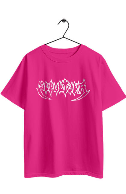 Oversized t-shirt with prints Sepultura. Death metal, det metal, groove metal, group, metal, music, rock, sepulture, thrash metal, trash metal. 2070702