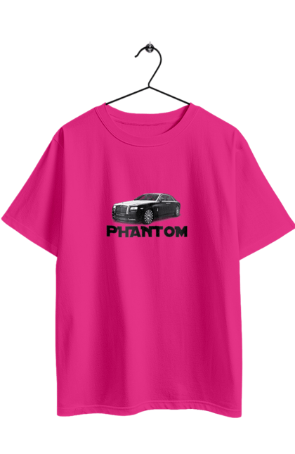 Футболка оверсайз з принтом "Ролс ройс". Авто, автомобіль, люкс клас, ролс ройс, седан, фантом. 2070702