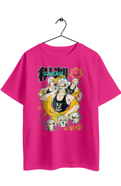 Футболка оверсайз з принтом "Повість про кінець світу Будда". Anime, buddha, manga, record of ragnarok, аніме, будда, комікс, манга, нетфлікс. 2070702