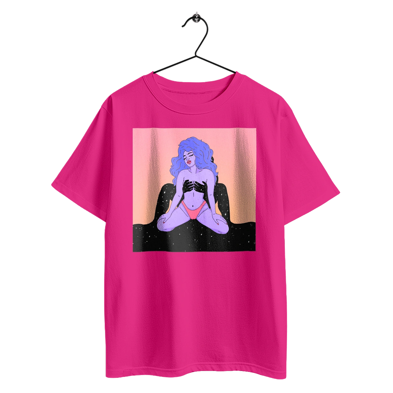 Фиолетовая Девушка В Трусиках