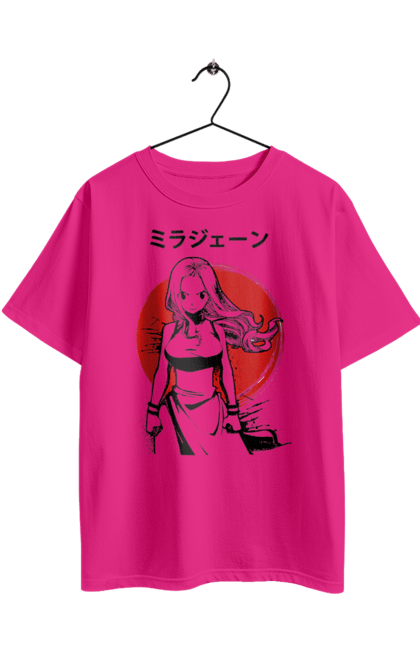 Футболка оверсайз з принтом "Fairy Tail Міраджейн Штраус". Fairy tail, mirajane strauss, аніме, гільдія, маг, манга, міраджейн штраус, хвіст феї. 2070702