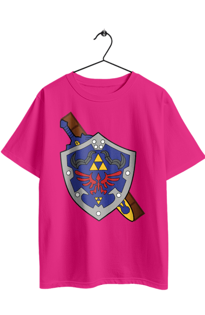 Футболка оверсайз з принтом "The Legend of Zelda". Legend of zelda, nintendo, zelda, аркада, бойовик, відеогра, гра, квест, пригоди, шіґеру міямото. 2070702