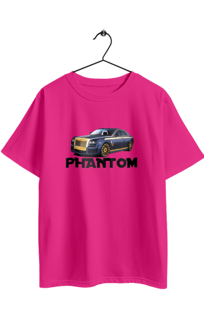 Футболка оверсайз з принтом "Ролс ройс". Авто, автомобіль, люкс клас, ролс ройс, седан, фантом. 2070702