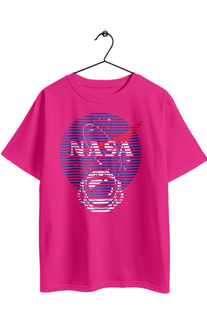 Футболка оверсайз з принтом "NASA". Nasa, авіація, астронавтика, дослідження, космонавтика, космос, наука, ракета, сша, технології. 2070702