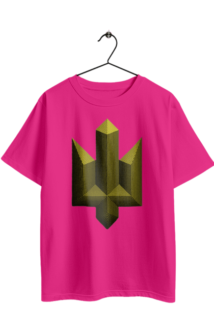 Футболка оверсайз з принтом "Герб могутність". Будь мужнім, будь хоробрим, герб, ми сильні, перемога буде, слава нації, слава україні, сміливість, україна, українська сміливість. 2070702