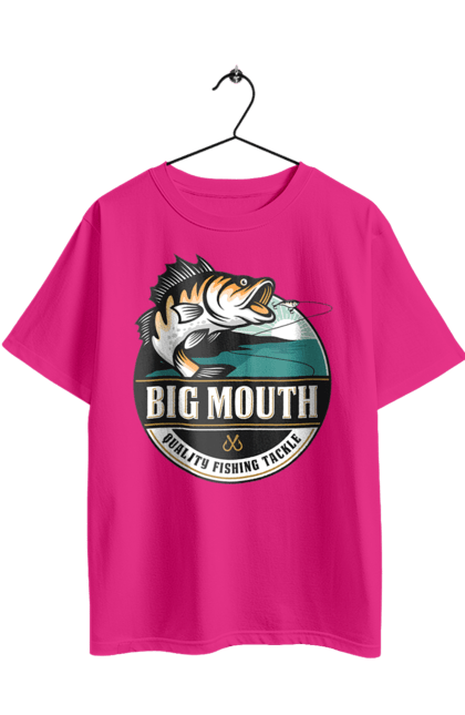 Футболка оверсайз з принтом "Рибалка". Вилика рибалка, рибалка, хоббі. 2070702