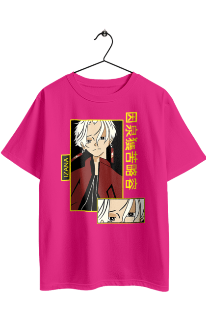 Футболка оверсайз с принтом Токийские мстители Идзана Курокава. Izana kurokawa, tokyo revengers, аниме, боевик, игра, идзана, идзана курокава, манга, сериал, токийские мстители. 2070702