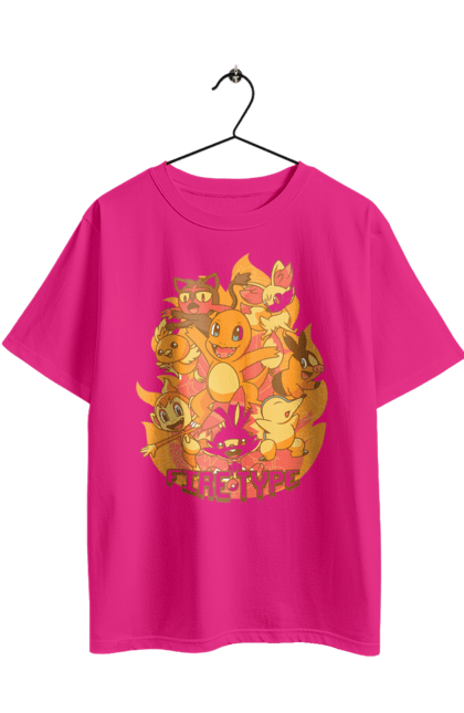 Футболка оверсайз з принтом "Покемон Чармандер". Charmander, nintendo, pokemon, pokémon go, аніме, ігри, покемон, чармандер. 2070702