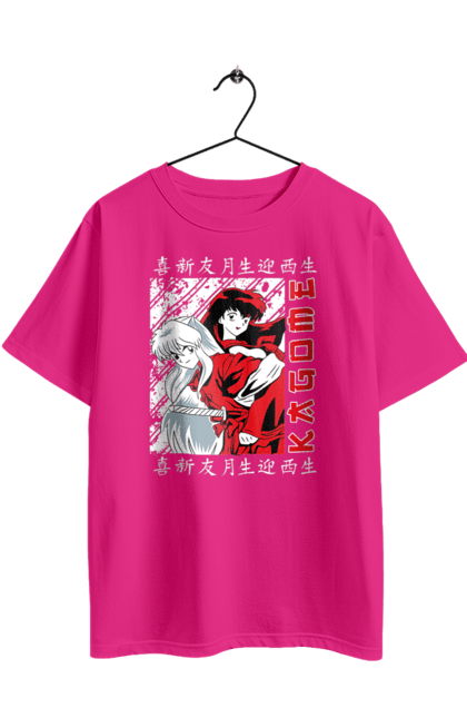 Футболка оверсайз з принтом "Inuyasha". Anime, inuyasha, manga, rumiko takahashi, аніме, демон охоронець, манга, руміко такахасі. 2070702