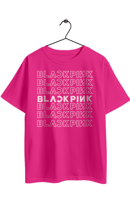 Футболка оверсайз з принтом "Blackpink". Blackpink, k pop, yg entertainment, блекпінк, група, к-поп, музика, музичний гурт. 2070702