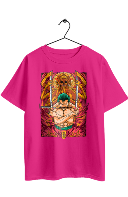 Футболка оверсайз з принтом "Ван Піс Зоро". One piece, roronoa zoro, аніме, ван пис, ван піс, зоро, манга, ророноа зоро, фехтувальник. 2070702