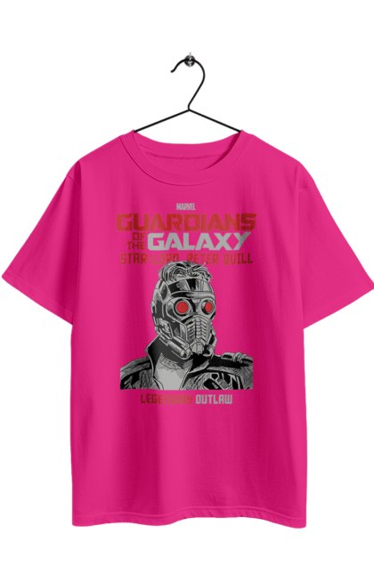 Футболка оверсайз с принтом Звёздный Лорд. Marvel, peter quill, star lord, star-lord, starlord, звёздный лорд, марвел, питер квилл. 2070702