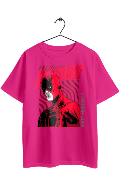 Футболка оверсайз с принтом Сорвиголова. Daredevil, marvel, matt murdock, марвел, мэтт мёрдок, сериал, сорвиголова, супергерой, телесериал, юрист. 2070702