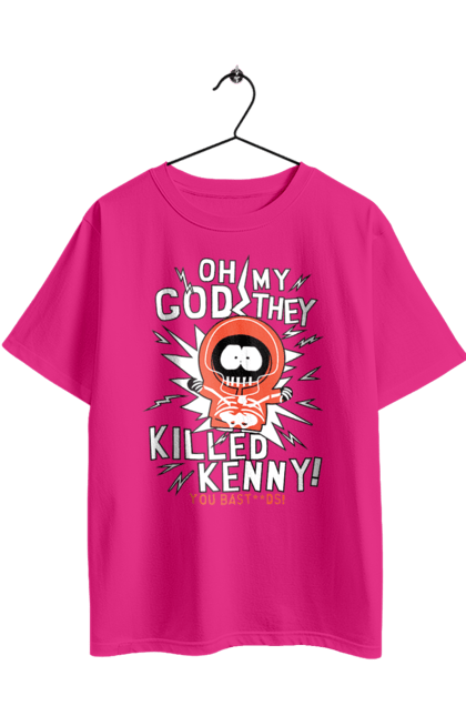 Футболка оверсайз з принтом "Південний парк Кенні". Kenny, kenny mccormick, south park, кенні, кенні маккормік, мультсеріал, південний парк. 2070702