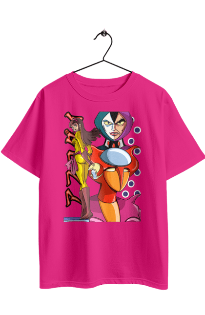 Футболка оверсайз з принтом "Mazinger Z Афродіта". Aphrodite, mazinger z, mecha, аніме, афродіта, манга, меха, роботи. 2070702