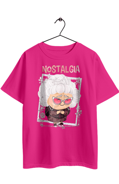 Футболка оверсайз з принтом "Думками навиворіт Ностальгія". Inside out, nostalgia, pixar, думками навиворіт, емоції, мультфільм, ностальгія. 2070702
