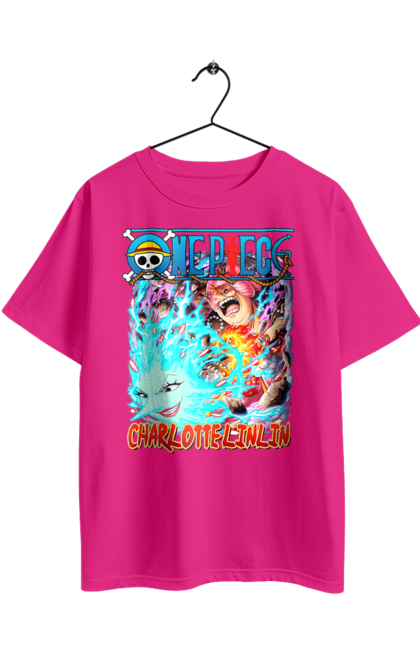 Футболка оверсайз з принтом "Ван Піс Шарлота". Charlotte, charlotte linlin, one piece, аніме, ван пис, ван піс, манга, шарлота, шарлота лінлін. 2070702