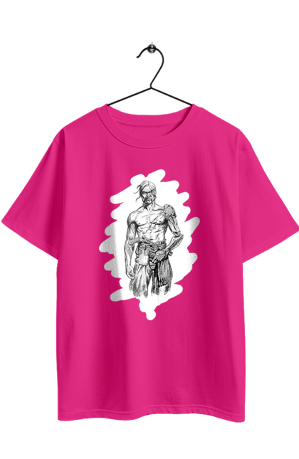 Футболка оверсайз з принтом "Кіборги україни". Вуса, зброя, кіборг, козак, патріот, пістолет, українець, чуб. 2070702