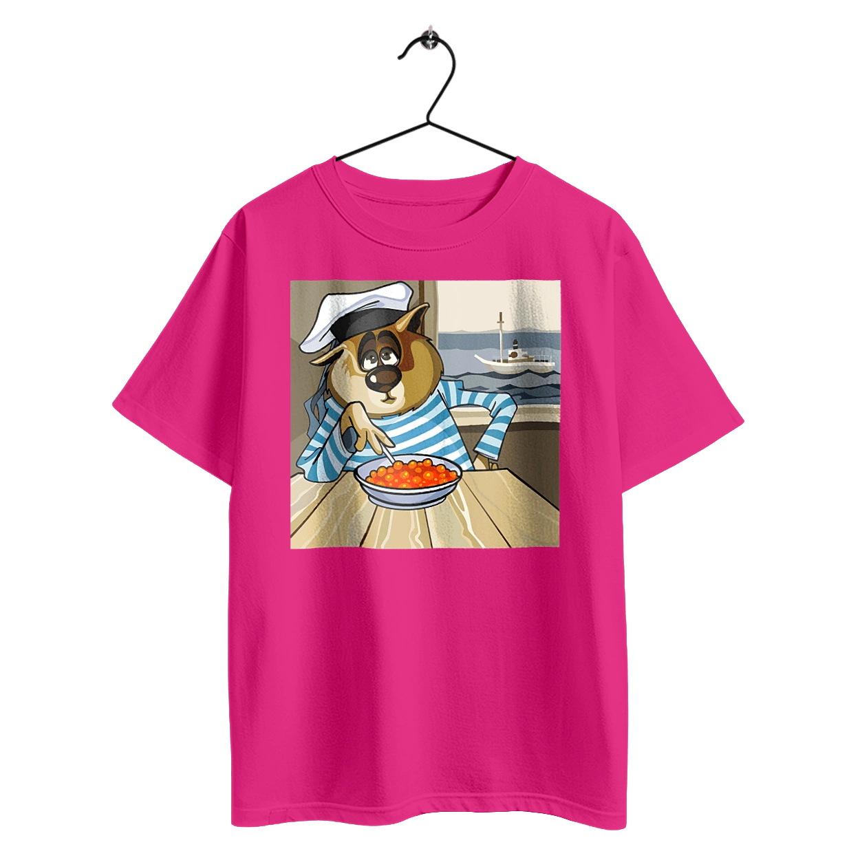 Cat Sailor, On The Ship Eats Red Caviar