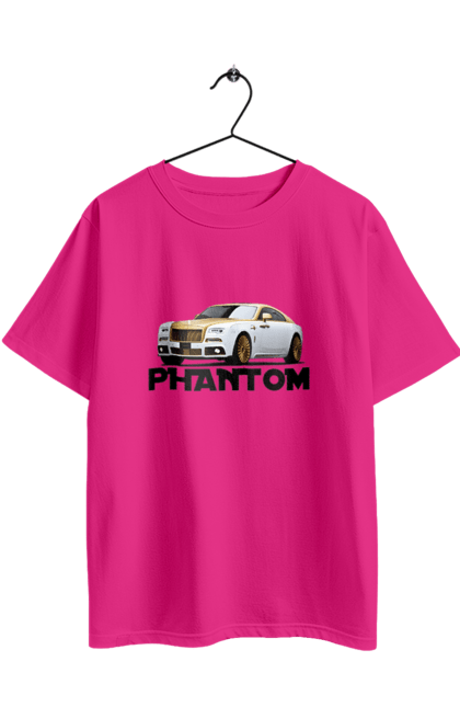 Футболка оверсайз з принтом "Ролс ройс". Авто, автомобіль, люкс клас, ролс ройс, седан, фантом. 2070702