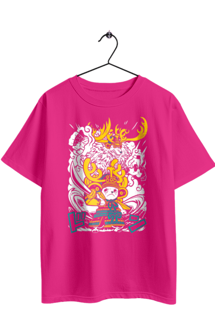 Футболка оверсайз з принтом "Ван Піс Тоні Тоні Чоппер". One piece, аніме, ван пис, манга, пригоди, ранобе, серіал, тоні тоні чоппер, фентезі. 2070702