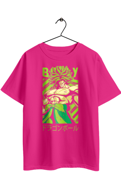 Футболка оверсайз з принтом "Перли дракона Бролі". Broly, dragon ball, manga, аніме, бролі, манга, перли дракона. 2070702