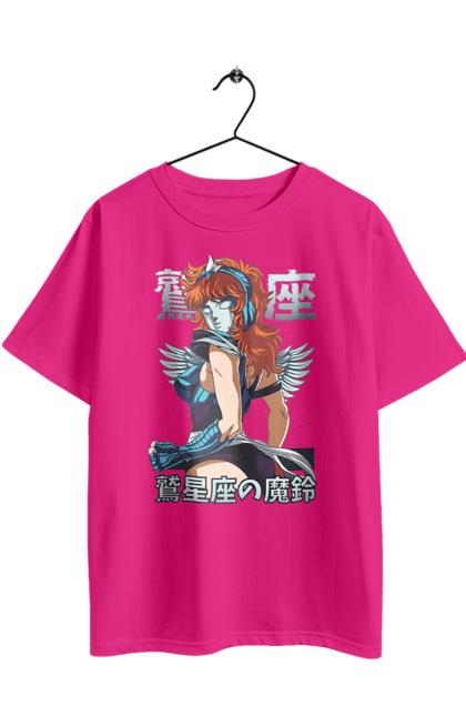 Футболка оверсайз з принтом "Святий Сейя Ігл Марін". Anime, eagle marin, manga, saint seiya, silver saint, аніме, ігл марін, манга, святий сейя, сейя. 2070702