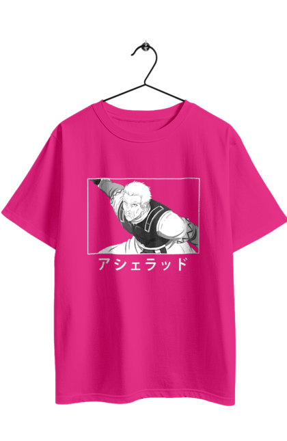 Футболка оверсайз з принтом "Сага про Вінланд Аскеладд". Anime, askeladd, manga, vinland saga, аніме, аскеладд, манга, сага про вінланд. 2070702