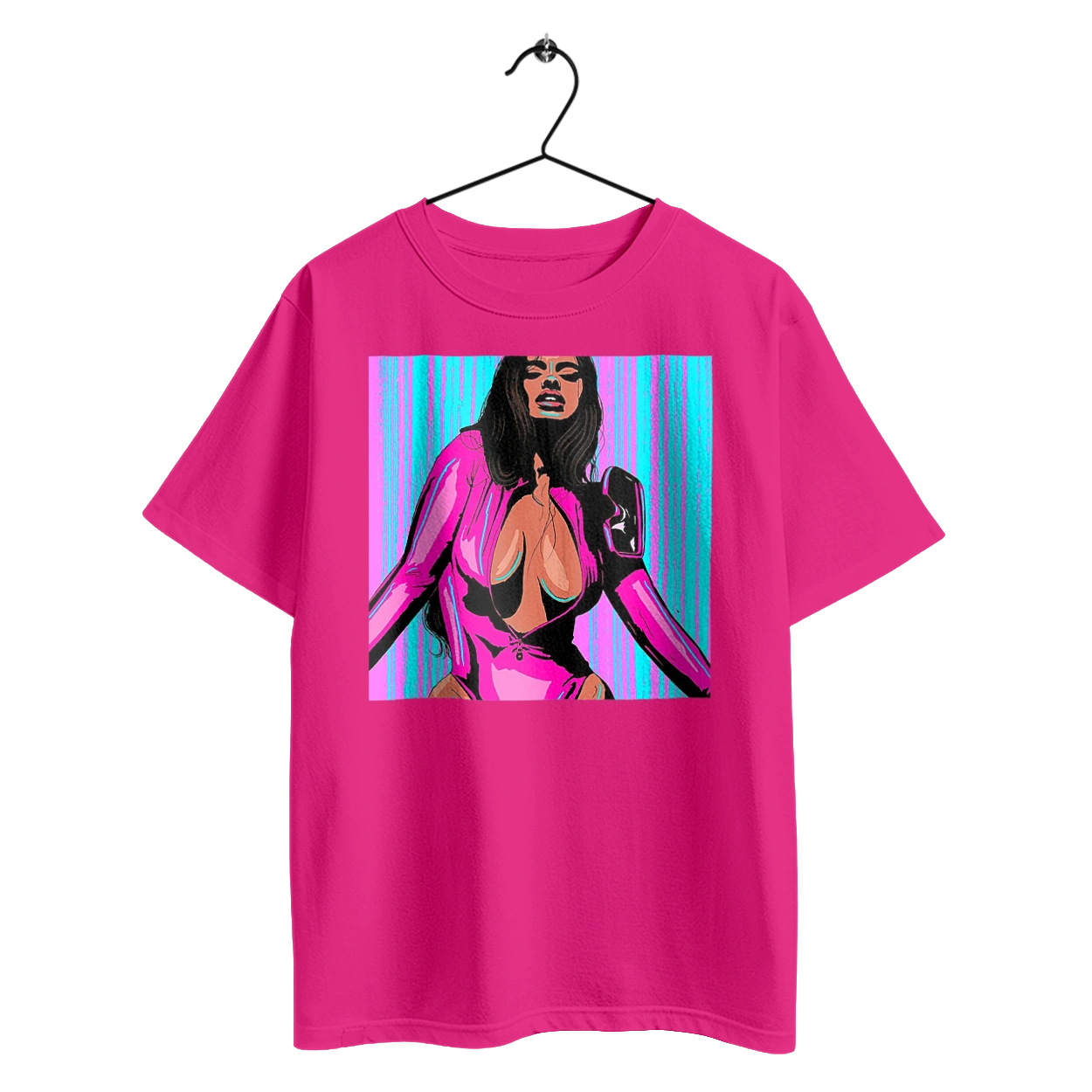 Girl With Deep Neckline