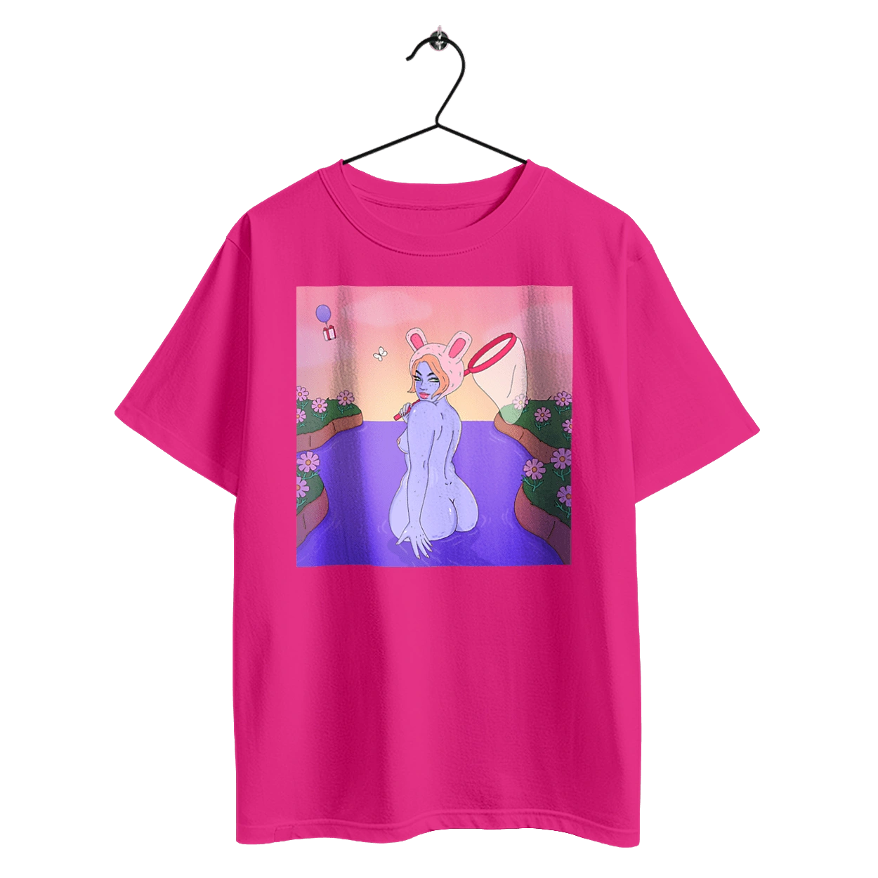 Purple Girl On The Hunt