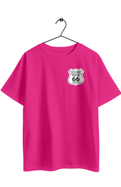 Футболка оверсайз з принтом "Route 66". Байк, байкер, байкер клуб, брат, брати, брутал, гарячий асфальт, гарячий кінь, гарячий стрижень, дорога 50, дорога 66, дорога 80, дороги америки, дороги україни, жага швидкості, клуб байкерів, мотоцикл, мотоцикліст, справжній чоловік, чувак, швидкість. 2070702
