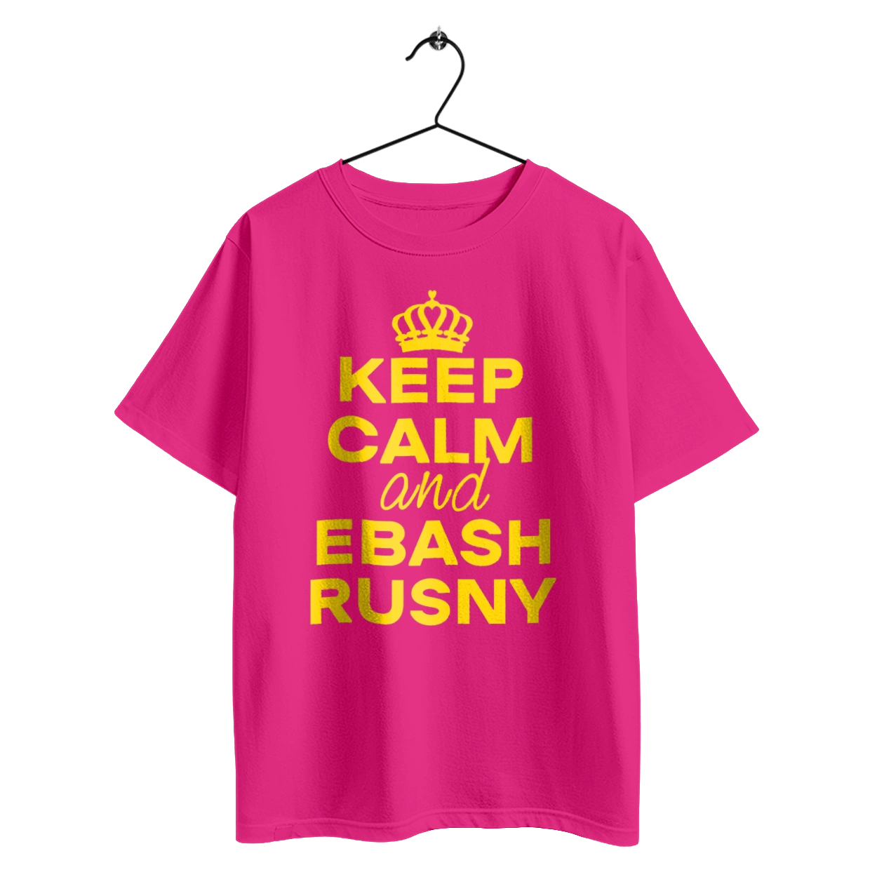 Keep Calm and Ebash Rusny yellow