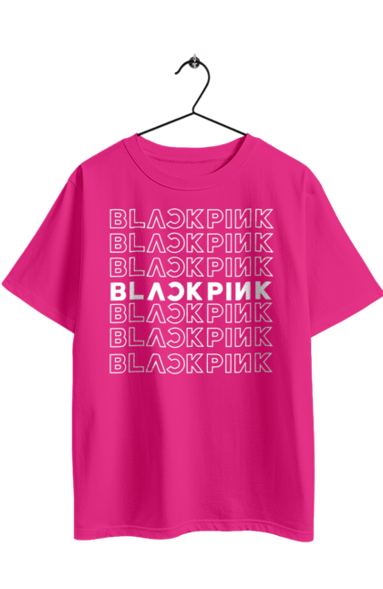 Футболка оверсайз з принтом "Blackpink". Blackpink, k pop, yg entertainment, блекпінк, група, к-поп, музика, музичний гурт. 2070702