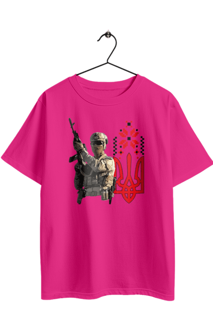 Футболка оверсайз з принтом "Гвардія наступу". F 16, himars, leopard, patriot, гвардія наступу, контрнаступ, літо 2023, літо контрнаступ, перемога. 2070702