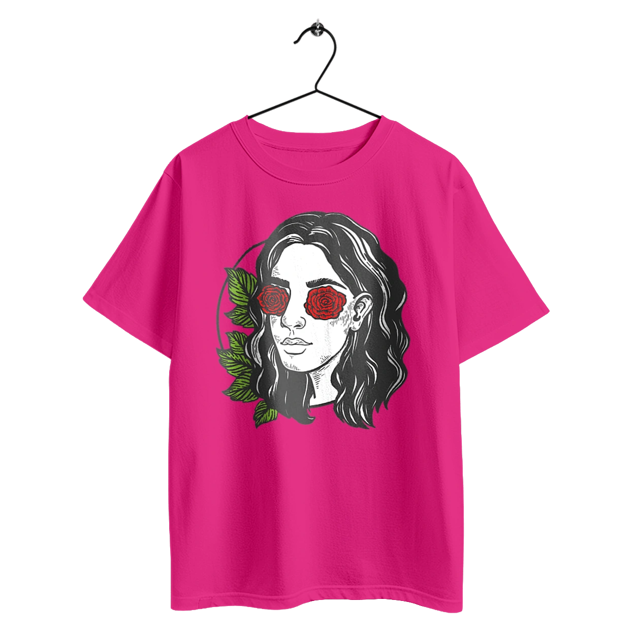 Girl With Roses In The Eyes