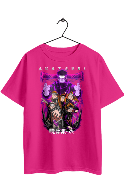 Oversized t-shirt with prints Naruto Akatsuki. Akatsuki, anime, character, manga, naruto, ninja, pain, tv series, yahiko. 2070702