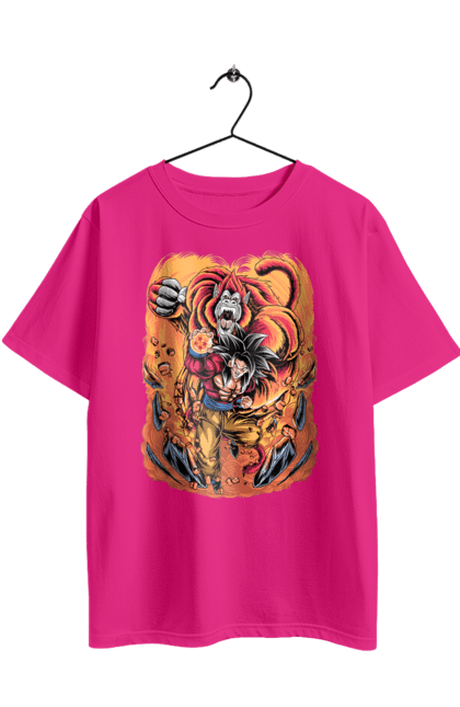 Футболка оверсайз з принтом "Перли дракона Сон Гоку". Dragon ball, manga, son goku, аніме, гоку, манга, перли дракона, сон гоку. 2070702